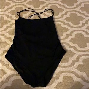 Black Victoria Secret One Piece Large